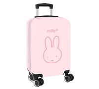 Miffy Flores - Cabin Trolley 20 Inches, Suitcase with Wheels, Security Lock, Lightweight Suitcase, 34.5 x 20 x 55 cm
