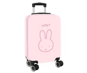 Miffy Flores - Cabin Trolley 20 Inches, Suitcase with Wheels, Security Lock, Lightweight Suitcase, 34.5 x 20 x 55 cm
