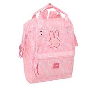 MIFFY FLORES - Youth Backpack with Handles for Laptops up to 13 Inches, Ideal for Young People of Different Ages, Comfortable and Versatile, Quality and Resistance, 27 x 19 x 40 cm, Pink Stick, M