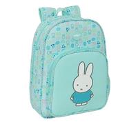 MIFFY FRIENDS - Children's Backpack, Adaptable to Cart, Easy Cleaning, Ideal for Children of Different Ages, Comfortable and Versatile, Quality and Resistance, 26 x 11 x 34 cm, baby blue, M, Casual