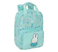MIFFY FRIENDS - Children's Backpack, with Handles, Easy Cleaning, Ideal for Children of Different Ages, Comfortable and Versatile, Quality and Resistance, 20 x 8 x 28 cm, baby blue, M, Casual