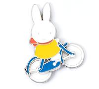 Miffy Spinning Wheels Bike Pin Badge MFPB0011 - Alloy / Copper / Aluminium