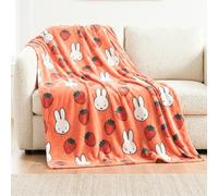 Miffy Throw Blanket 60 in x 46 in - Soft Cozy Plush for Couch, Bed & Travel, Collectible Gift (Officially Licensed Product) by Franco Collectibles®