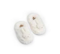 Vanilla Underground Miffy Girls White Fluffy Mule Slippers | 3D Miffy Character Design | Indoor Use | Cute Cartoon Footwear for Home | Kids Slippers | Miffy Merch