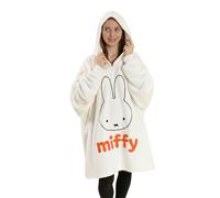 Miffy Womens White Face Blanket Hoodie (One Size)