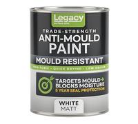 Mifica Anti Mould Paint 2.5L for Bathrooms & Kitchens - Mould Resistant White Emulsion - Stops Black Mould, Damp & Condensation | Long-Lasting Protection | Matt White Finish (2.5 Liters)