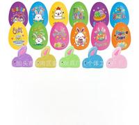 MIFKLMV 12 Pcs Pre-Filled Easter Eggs with Light-up Rabbit Toys for Kid Toddlers Easter Eggs Hunt, Easter Basket Stuffers/Fillers, Filling Treats, Easter Party Favor, Classroom Prize Supplies