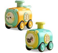 MIFKLMV 2 Pcs Toy Cars for Baby, Toy Trains Face Changing Car Toys Gift for Bby Girls Boys