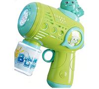 MIFKLMV Bubble Guns Kit for Kids, Automatic Bubble Machine for Kids, Portable Bubble Making Toys with Lights, Outdoor Garden Wedding Party Bubble Maker Present for Boys Girls-B