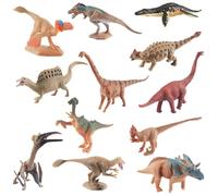 MIFKLMV Dinosaur Toys, Dinosaurs Toy for Kids, 12 Pieces Dinosaurs Figures Playset, Dinosaur Figurines Dino Toy Sets, Birthday Gift for Toddler Boys & Girls