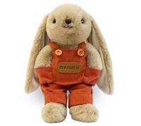 MIFKLMV Easter Plush Bunny Toy, 20cm Soft & Cuddly Rabbit Stuffed Animals Plush Toy Birthday, Christmas, Spring Gift, Basket Filler, Baby Easter Present Cute Plushie for Babies Kids Girls & Boys -B