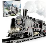 MIFKLMV Electric Train Toy for Kids, Toy Train Set with Light and Sound, Easily Assemble Train Learning Educational Toys, Christmas Birthday Gift Idea for Boys Girls 3+ Year Olds
