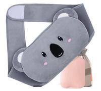 MIFKLMV Hot Water Bottle Belt,Wearable Long Hot Water Bottle with Cover Warm Water Bag with Soft Flannel Cover Waist, Rubber Hot Water Bag Hot Water Pouch, for Neck, Period Pain, Shoulder, Waist Warm