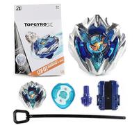 MIFKLMV Spinning Top Deluxe Set, Includes String Launcher & Right-Spin Top, High-Speed Action & Epic Battles, Spinning Battle Toy for 8+ Year Old Kids, Boys and Girls (Blue)