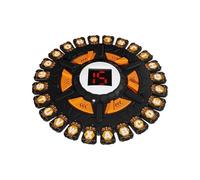 MIFKLMV Word Game Family Board Games, Quick Thinking Letter Pressing Game, 24 Letters Pressing Games, Words Board for Kids & Adults, 2-8 Players,Christmas & Birthday Gifts, Yellow