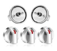 MIFLUS DG64-00473A Compatible for Samsung Gas Stove Knobs Replacements/Sam.Sung Stove K.nobs Replacements/Sam.Sung Oven K.nobs Replacements/SAMS.ung K.nobs for Gas Stove,5Packs