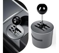 MIFMIA Cup Holder Shifter for Tesla Model 3, Model Y Accessories, Creative Fidget Toy, Manual Gear Stick Control Sense, Rediscover Mechanical Feel, Black