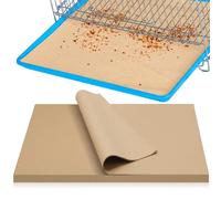 Mifoci 100pcs Bird Cage Liner Papers 21.5 x 31inch 50 Pounds Kraft Paper Disposable Birdcage Cleaning Paper Pads Extra Large Cages for Parrots Canaries Small Birds Cage Bottom Protectors