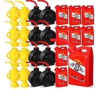 Mifoci 24 Pcs Race Car Cups with Straws Plastic Traffic Tire Shaped Cup Red Race Car Fuel Cups Yellow Trophy Cups Race Car Party Supplies for Racing Car Construction Birthday Party Decoration