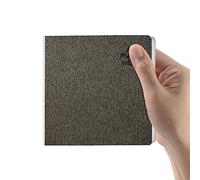 Mifuner Coffee Hardcover Sketchbook Square Hardbound Sketch Journal 4.7 x 4.7 Inch 42 Sheets Art Book 250GSM Ultra Smooth Paper Ideal for Pencils,Water Color Pen,Marker Pen