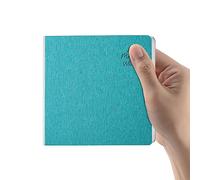 Mifuner Lake Blue Hardcover Sketchbook Square Hardbound Sketch Journal 4.7 x 4.7 Inch 42 Sheets Art Book 250GSM Ultra Smooth Paper Ideal for Pencils,Water Color Pen,Marker Pen