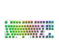 MiFuny Anime Ghost Slaying Mechanical Keyboard 87 Tri Mode Hot Swap RGB Gaming Keyboard For Alliance Gifts(87keys white)