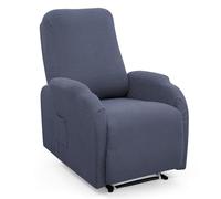 MIFXIN Jacquard Recliner Chair Covers 4-Piece Set - Stretch Polyester Spandex Slipcover, Armchair Cover for Living Room, Washable Furniture Protector for Lazy Boy & Electric Chairs (Dark gray 2)