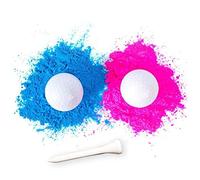 Mify Gender Reveal Golf Balls Exploding Golf Ball Set Blue and Pink Golf Ball Gender Reveal Balls for Gender Reveal Parties