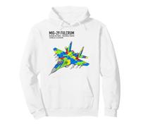MiG-29 Art Cold War Jet Pullover Hoodie