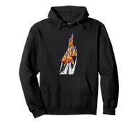 MiG-29 Linocut Cold War Jet Pullover Hoodie