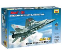 Mig-31 Soviet Interceptor Fighter 1:72 Plastic Model Kit ZVEZDA