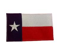 MIG Atlanta Texas Flag Patch, Texas Embroidered Tactical Flags Patchs Hook and Loop (5"x3")