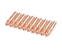 MIG Contact Tips .035 Inch, 10pcs 000068 Welding Torch Tip for Miller M10/M15/M25/M40/M100 and for Hobart H9/H10, Copper Consumable