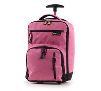 MIG Lightweight Suitcase Travel Bag with Wheels, Ryanair Cabin Bag 40x25x20cm | EasyJet, WIZZ Air Underseat Luggage (Pink)