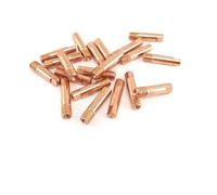 MIG MAG Welding Torch Tips and Nozzle Set Compatible with MB-15AK, 10-Piece Copper Alloy Kit with 25mm M6 Threads, Mixed Aperture Sizes 0.8mm/.0mm/(5x0.8mm 5x1.2mm)