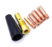 Mig Welding Accessory Contact Tip Gasless Nozzle Tip 7PCS Gasless Nozzle Tips Fit Century FC90 Flux-Cored Wire