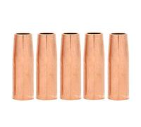 MIG Welding Gun Nozzle 21-37 3/8inch 100L Red Copper for Tweco Mini/1