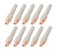 Mig Welding Nozzle Tips,Industrial Welding Consumables Kit 14PCS Copper Tips 0.8mm 1.0mm with Nozzles for MB15 MIG Torch Sturdy Replacement Parts