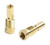 MIG Welding Torch Accessories Gasless Nozzle Tips Kit Compatible with 14AK and MB14 Torches Including Copper Tips 0.8mm and 0.9mm Gas Diffuser