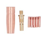 MIG Welding Torch Parts Brass Gas Nozzle Diffuser Tips Kit for Magnum 100L K530 Series