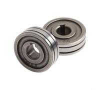 MIG Welding Wire Feed Drive Rollers 2pcs V Groove Knurled Type for Reliable Performance in Industrial and Workshop Use