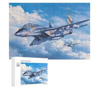 Mig29 UBGT Fulcrum - Displayable Picture Puzzle, 300 PCS, Festive Gift for Adults - with A Decorative Finish