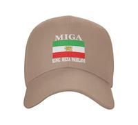 Miga King Reza-Pahlavi Make Iran Great Again Hat Trucker Cap for Men Women