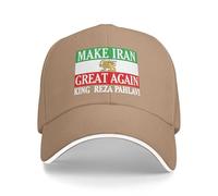 Miga King Reza-Pahlavi Make Iran Great Again Hat Trucker Cap for Men Women