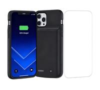 MIGAFEI Battery Case for iPhone 12/12Pro, Improved 13800 mAh Ultra Thin Portable Protective Smart Charging Case Compatible with iPhone 12/12Pro (6.1 Inch) Rechargeable Extended Battery Charging Bag