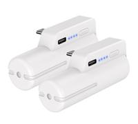 MIGAFEI Battery Pack for Meta Quest 2 5000mAh Power Bank for Oculus Quest 2 Lightweight VR Charger Accessories with 3 Hour Extended Playtime(2 Packs)