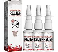 Migcare Migraine Relief Nasal Inhaler for Headaches & Tension Relief 30ml,Headache Relief Nasal Inhaler,Stress & Anxiety Relief (3 Pcs)