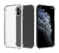 Migeec Case for iPhone 11 Pro Max Clear Protective TPU Cover with Raised Camera Protection, Shock-Absorbent Corners, Slim Fit Phone Case Transparent Design