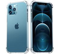 Migeec Case for iPhone 12 Pro Max Clear Protective TPU Cover with Raised Camera Protection, Shock-Absorbent Corners, Slim Fit Phone Case Transparent Design