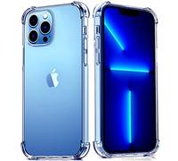 Migeec Case for iPhone 13 Pro Max Clear Protective TPU Cover with Raised Camera Protection, Shock-Absorbent Corners, Slim Fit Phone Case Transparent Design